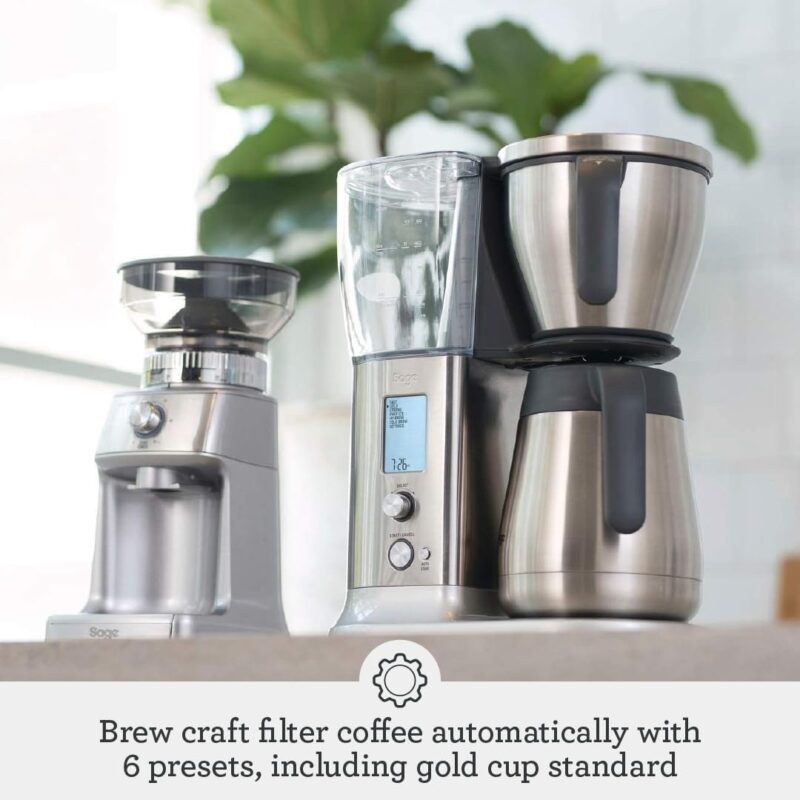 Sage Precision Brewer Thermal – 1.8 L Automatic Drip Coffee Maker with LCD & 5 Presets (Brushed Stainless Steel) - Image 3