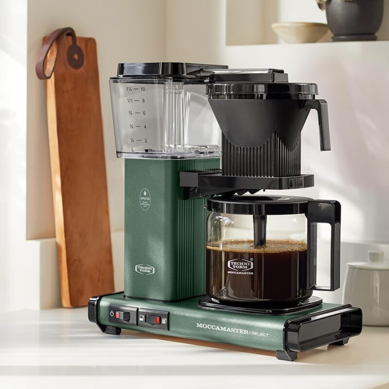 Moccamaster KBG Select Drip Coffee Maker – 1.25 L, Quantity Selector, UK Plug, Off-White - Image 91