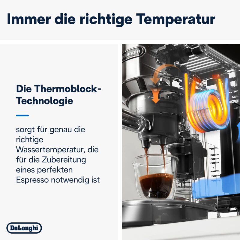 De'Longhi Dedica Style EC685.M Espresso Machine – Slim 15 cm Design, Milk Frother, 15-Bar Pressure, 1L Water Tank, Compatible with Ground Coffee & ESE Pods, Stainless Steel - Image 35